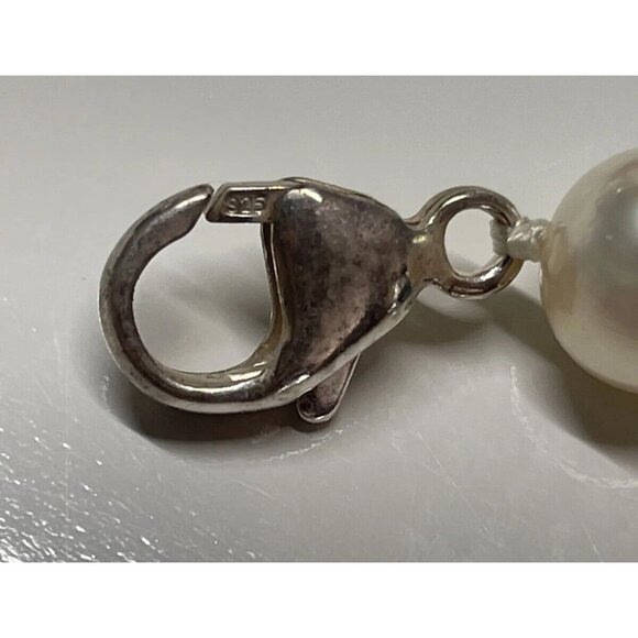 Lucas Lamenth black Faceted Glass Pearl Natural Stone Necklace LUC 925 AL4.2 - Picture 13 of 16